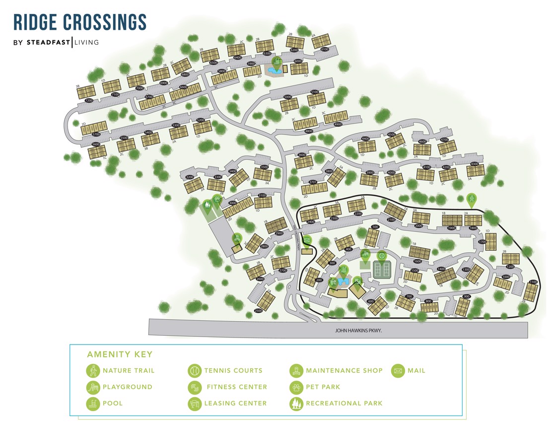 Ridge Crossings - Community Map
